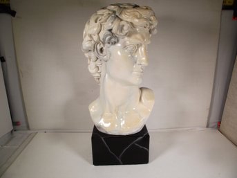 VINTAGE MICHELANGELO HEAD BUST OF DAVID - REPRODUCTION