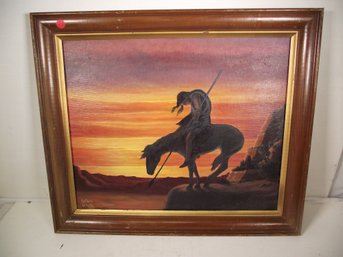 Framed And Signed Oil Painting On Board