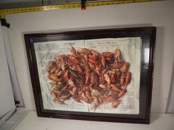 Framed Print Of New Orleans Crawfish Boil