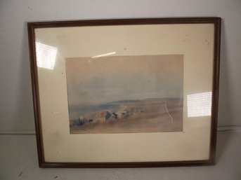 Framed Antique Print