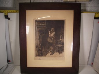 Framed And Signed Engraving By Jean Loraine