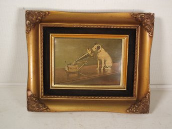 Framed Print Of RCA Dog - His Master's Voice