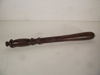 Antique Turned Wooden Billy Club