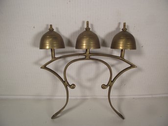 Vintage Brass Bells For Horse Saddle