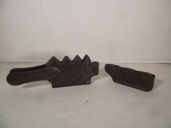 Lot Of 2 Iron Chocolate Candy Molds