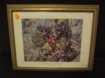 Framed Signed Watercolor Painting/Print