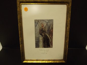 Framed Signed Watercolor Painting/Print