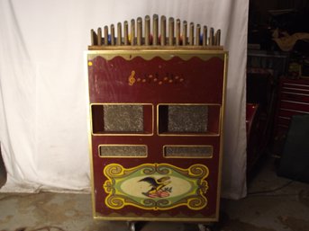 Large Vintage Carnival Speaker Box By Baptist Sound Mfg. Co.