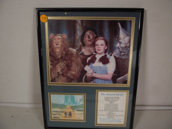 Framed Wizard Of Oz Plaque