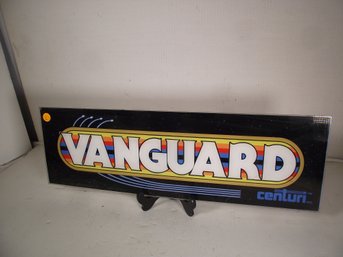 Vintage Vanguard Arcade Video Game Marquee