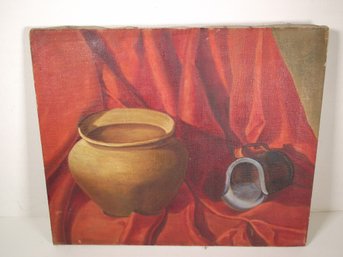 OIL PAINTING ON CANVAS STILL LIFE.