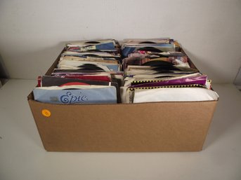 LOT 4 OF 100 VINTAGE 45 RECORDS.