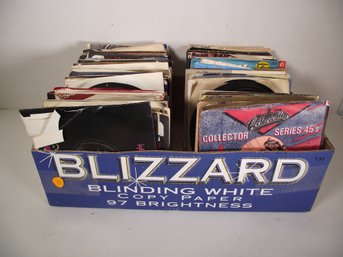 LOT 8 OF 100 VINTAGE 45 RECORDS.