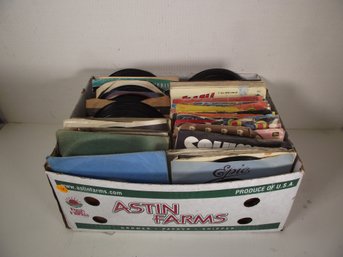 LOT 9 OF 100 VINTAGE 45 RECORDS.