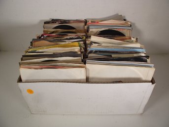 LOT 12 OF 100 VINTAGE 45 RECORDS.
