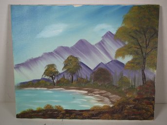 SIGNED OIL PAINTING ON CANVAS