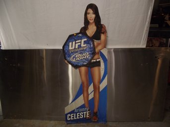 ARIANNY CELESTE LIFE SIZE BUDLIGHT STANDEE.
