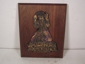 JIMMY HENDRIX EXPERIENCE 101ST AIRBOURNE PLAQUE.