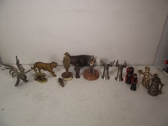 METAL FIGURE LOT.