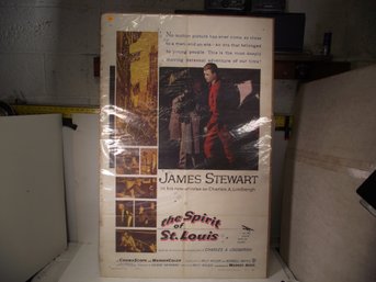 VINTAGE MOVIE POSTER THE SPIRIT OF ST. LOUIS.