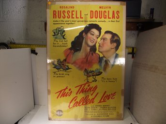 VINTAGE MOVIE POSTER THIS THING CALLED LOVE.
