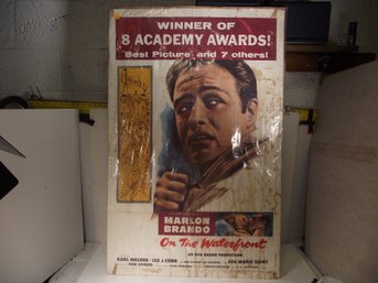 VINTAGE MOVIE POSTER ON THE WATERFRONT.