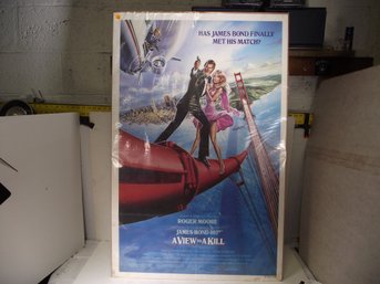 VINTAGE MOVIE POSTER A VIEW TO KILL.