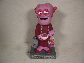 VINTAGE LARGE FRANKEN BERRY CEREAL BOBBLE HEAD BANK.