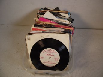 LOT OF VINTAGE 45 RECORDS.