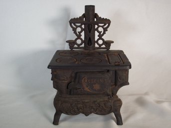 Antique Cast Iron Crescent Salesman Sample Stove