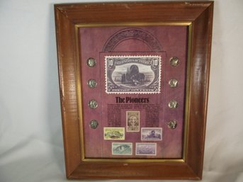 Framed Lot Of Mercury Dimes