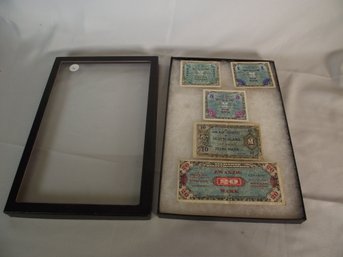 Lot Of Five (5) 1944 German Military Payment Certificates