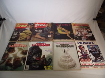 Lot Of Eight (8) Vintage Magazines