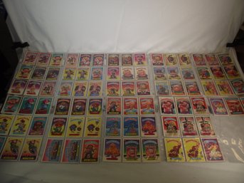Lot Of Vintage Series 4 1980's Garbage Pail Kids Stickers