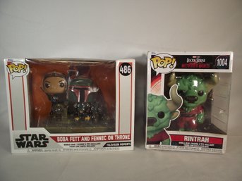 Lot Of Two (2) Funko Pop Figures MIB