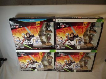 Lot Of Four (4) Star Wars Infinity Starter Packs