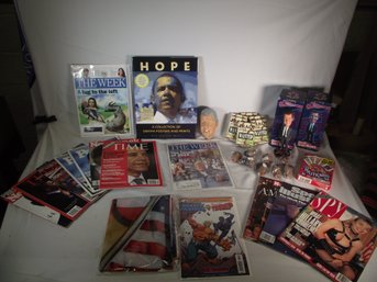 Vintage Political Lot - Obama, Trump And Others