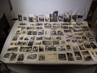 Large Lot Of Vintage Black And White Automobile Photos #5