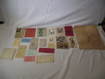 Vintage Naughty Ephemera Lot #1