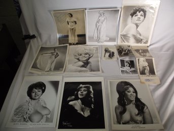 Vintage Lot Of Exotic Dancer Black And White Photos