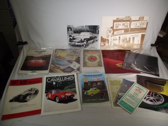 Vintage Car Ephemera Lot