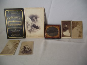 Vintage Lot Of Victorian Death Photos