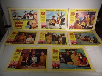 Vintage Movie Lobby Card Set For Malta Story