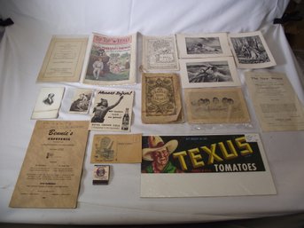 Vintage Ephemera Lot