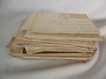 Vintage Lot Of Letters Form Late 1800's/early 1900's
