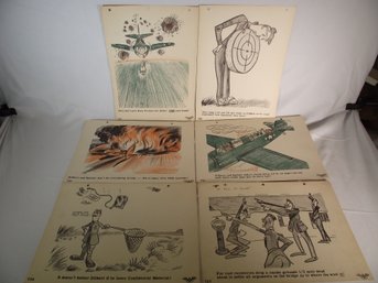 Vintage US Navy Training Dilbert Cartoon 10 X 14 Prints #8