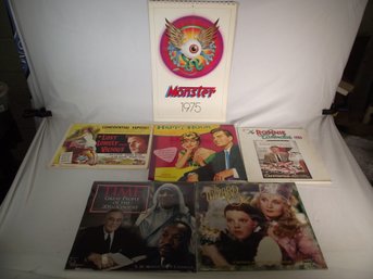 Lot Of Six (6) Vintage Calendars