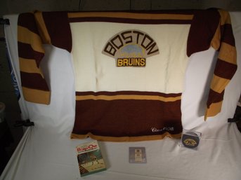 Vintage Boston Bruins Memorabilia Lot