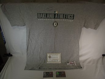 Vintage Johnny Damon Game Used Autograph Lot