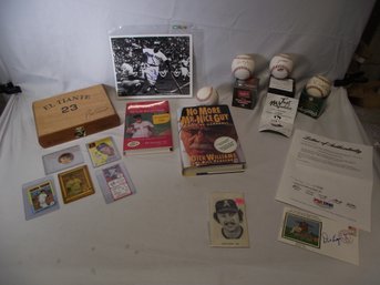 Another Lot Of Red Sox Memorabilia And Autographs